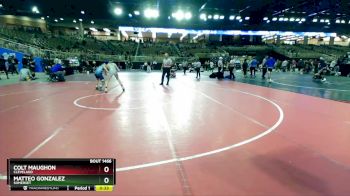 120 lbs Cons. Round 2 - Colt Maughon, Cleveland vs Matteo Gonzalez, Somerset