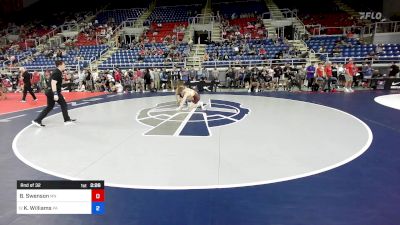 120 lbs Rnd Of 32 - Brett Swenson, MN vs Kaedyn Williams, PA