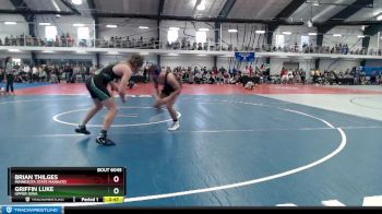 Silver 184 lbs Quarterfinal - Brian Thilges, Minnesota State Mankato vs Griffin Luke, Upper Iowa