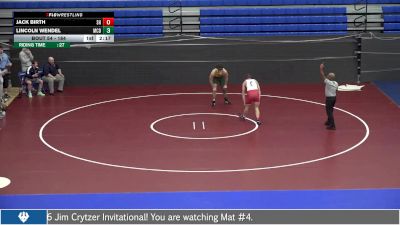184 lbs Champ. Round 1 - Lincoln Wendel, McDaniel College vs Jack Birth, Shenandoah University