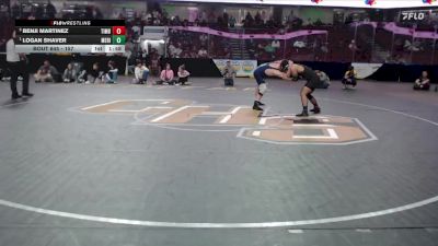 157 lbs 1st Place Match - Logan Shaver, Meridian vs Benji Martinez, Timberline