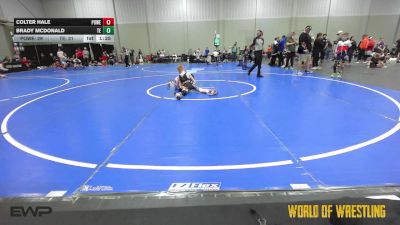 90 lbs 5th Place - Colter Hale, Powerhouse Elite 9U vs Brady McDonald, Tulsa Elite 9U