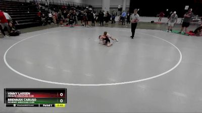 58 lbs Champ. Round 2 - Brennan Caruso, McHenry Wrestling Club vs Vinny Larsen, MN Elite Wrestling Club