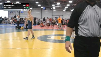 160 lbs Round 2 (10:45am Saturday) - Colt Sipes, PA Gold vs Adam Vasquez, Rough House W.C.