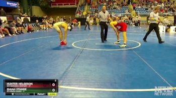 145 lbs Placement Matches - Isaiah Stange, E2-Fargo Davies vs Hunter Helgeson, W4-Bismarck Century