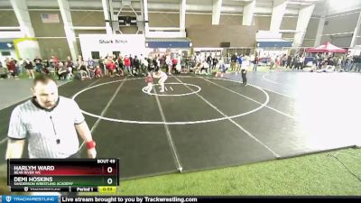 80 lbs Quarterfinal - Demi Hoskins, Sanderson Wrestling Academy vs Harlym Ward, Bear River WC