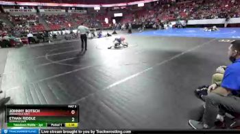 D1-160 lbs Champ. Round 1 - Johnny Botsch, Brookfield East vs Ethan Riddle, Germantown