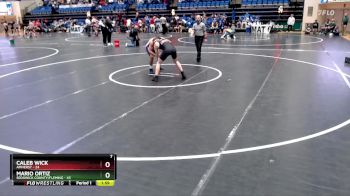 138 lbs Round 4 - Caleb Wick, Amherst vs Mario Ortiz, Sedgwick County/Fleming