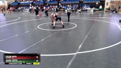 138 lbs Round 4 - Caleb Wick, Amherst vs Mario Ortiz, Sedgwick County/Fleming
