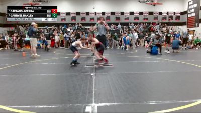 55/60 Round 2 - Gabryel Baxley, West Wateree Wrestling Club vs Gaetano Acerra, Mighty Warriors Wrestling Acad