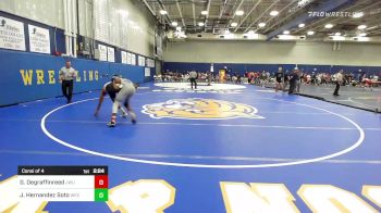 157 lbs Consi Of 4 - Gabriel Degraffinreed, JWU vs Jan Hernandez Soto, Wisconsin-Eau Claire