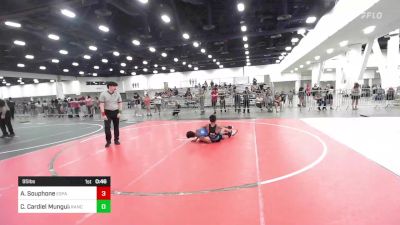 95 lbs Consi Of 4 - Aidan Souphone, Espana WC vs Christopher Emiliano Cardiel Munguia, Rancho Bernardo WC