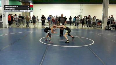 80 lbs Consi Of 16 #2 - Grady Glowacki, IL vs Makai Steele, IL