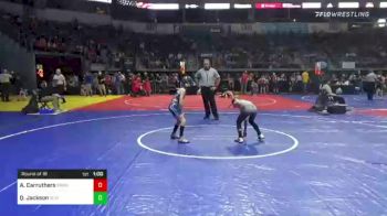 66 lbs Round Of 16 - Aiden Carruthers, Fremont Wrestling Academy vs Quentin Jackson, Slyfox Wrestling Academy