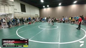 81-83 lbs Round 1 - Adalyn De Leon, Ohana HQ Wrestling vs Jasper Barron, Dragon Youth Wrestling