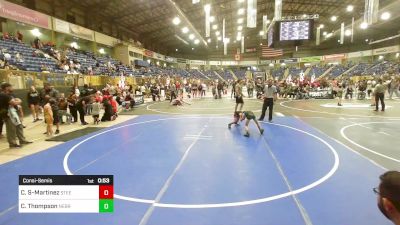 53 lbs Consolation - Carter Shanley-Martinez, Steel City Reloaded vs Colt Thompson, Nebraska Elite