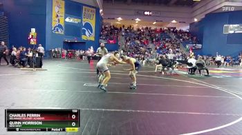 150 lbs Champ. Round 1 - Quinn Morrison, New Kent vs Charles Perrin, Delaware Military Academy