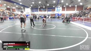 182 lbs Champ. Round 2 - Javier Negrete, Big Bear vs Shea Gabriel, Oak Hills