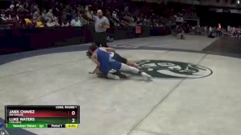 5A 132 lbs Cons. Round 1 - Luke Waters, Carlsbad vs Jaiek Chavez, Rio Grande