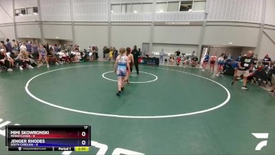 101 lbs Round 2 (6 Team) - Mimi Skowronski, Pennsylvania vs Jenger Rhodes, South Carolina