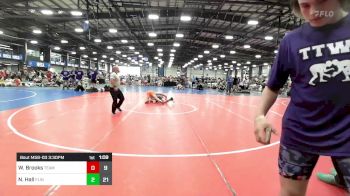 152 lbs Rr Rnd 3 - Will Brooks, Team Takedown vs Noah Hall, Flint Tropics