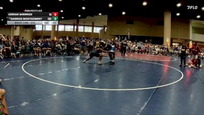 215 lbs Cons. Round 4 - Jordan Sherrod, Vancleave HS vs Darrius Montgomery, Elevation Wrestling Club