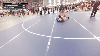 108 lbs Quarters - Sophia Rodriguez, Victory Wrestling-Central WA vs Bailey Kersey, Thunder Mountain Wrestling Club