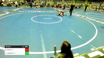 90-98 lbs Rr Rnd 1 - Dakota Harris, HURRICANE WRESTLING ACADEMY vs Jaylyn Lazzerini, Team Tulsa Wrestling Club