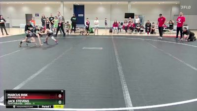 60 lbs Round 1 (6 Team) - Marcus Risk, Wolfpack WC vs Jack Stevens, Team Donahoe - Green