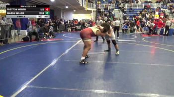250 lbs Final - Treyton Werth, Davison vs Mason Miller, Swamp Fox W.C.