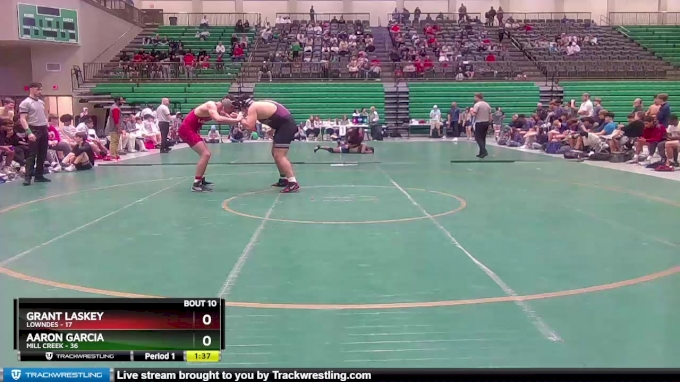 285 lbs 2nd Wrestleback (8 Team) - Aaron Garcia, Mill Creek vs Grant ...