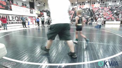 46 lbs Quarterfinal - Bentley Burchett, Raw Wrestling Club vs Cutter Carson, Salina Wrestling Club