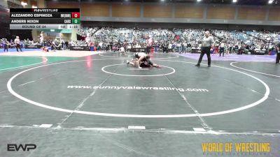 145 lbs Round Of 64 - Alezandro Espinoza, BULLDOG WRESTLING CLUB vs Anders Nixon, Carson Valley Wildcats
