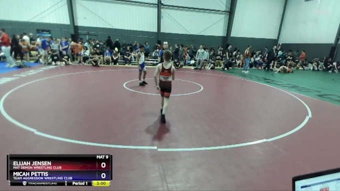 71-77 lbs Semifinal - Elijah Jensen, Mat Demon Wrestling Club vs Micah ...