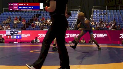 67 kg Semifinal - Alejandro Sancho, USA vs Nestor Almanza, CHI