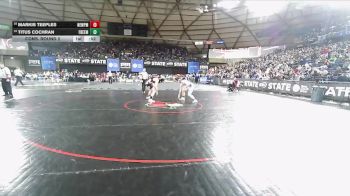 Boys 1B/2B 165 Cons. Round 2 - Titus Cochran, Freeman vs Markis Teeples, Newport