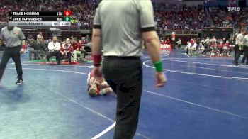 1A-138 lbs Cons. Round 4 - Luke Schroeder, Missouri Valley vs Trace Huisman, Saint Ansgar