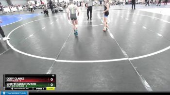 72 lbs Rd# 4- 2:00pm Friday Final Pool - Cody Clarke, Minion Black vs Griffin Sensintaffar, Oklahoma Outlaws