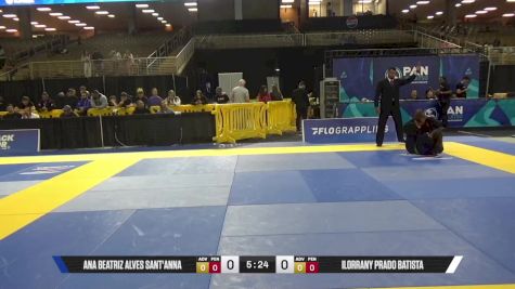 Ilorrany Prado Batista vs Ana Beatriz Alves Sant'anna 2025 Pan Jiu Jitsu IBJJF Championship