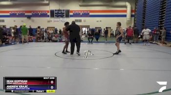 120 lbs 3rd Place Match - Sean Goffigan, Viking Wrestling Club vs Andrew Krajic, Integrity Wrestling Club