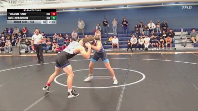 184 lbs Semifinal - Kaden Hart, Nebraska-Kearney vs Josh Wagener, Augustana (SD)