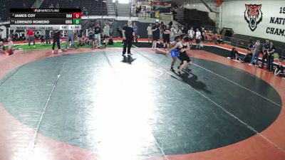 138 lbs Quarters - James Coy, Idaho vs Lorenzo Romero, Oregon