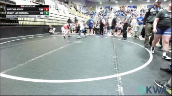 92 lbs Consi Of 8 #2 - Austyn Allen, Ponca City Wildcat Wrestling vs Jonathan Kidwell, Raw Wrestling Club