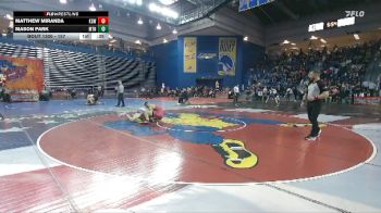 157 lbs Cons. Round 2 - Mason Park, Mountain View vs Matthew Miranda, Kingsway