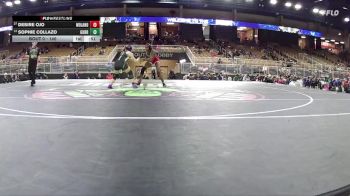 140 lbs Cons. Round 3 - Sophie Collazo, Gulf Breeze vs Desire Ojo, Conroe The Woodlands