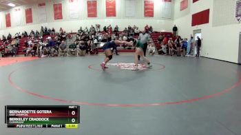 130 lbs Cons. Round 3 - Berkeley Craddock, Cloverleaf vs Bernardette Gotera, East Liverpool