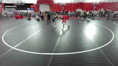 126 lbs Cons. Rd Of 16 - Caiden Kassel vs Aidan Durell, Spar