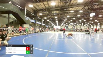 80 lbs Rr Rnd 3 - Jax Harris, Warrior RTC vs John Kenny, Pursuit Wrestling Academy - Silver