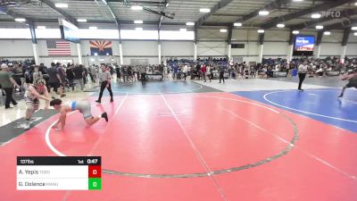 137 lbs Consi Of 8 #2 - Abraham Yepis, Torotech vs Gavin Dolence, Manu WC