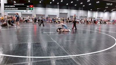 109 lbs Round 2 (8 Team) - Lucas Smith, MatLife vs Lincoln English, MF Army